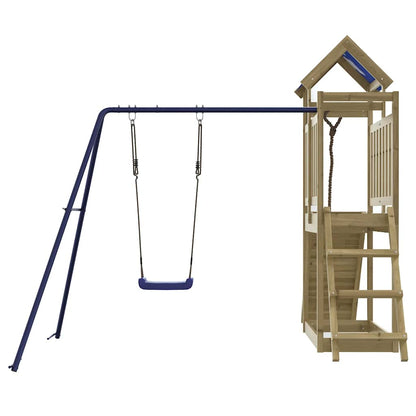 Set da Gioco da Esterno in Legno di Pino Impregnato | homemem39