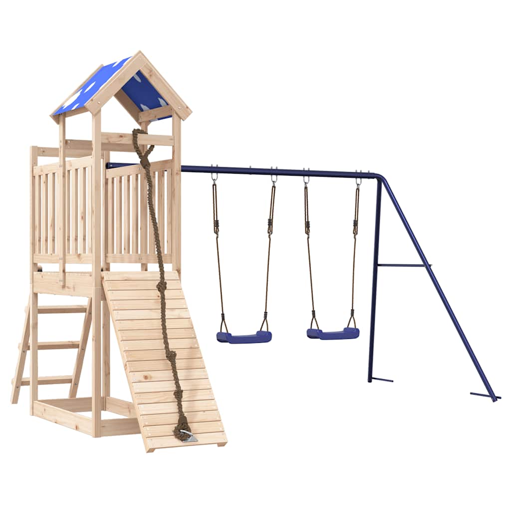 Set da Gioco da Esterno in Legno Massello di Pino | homemem39