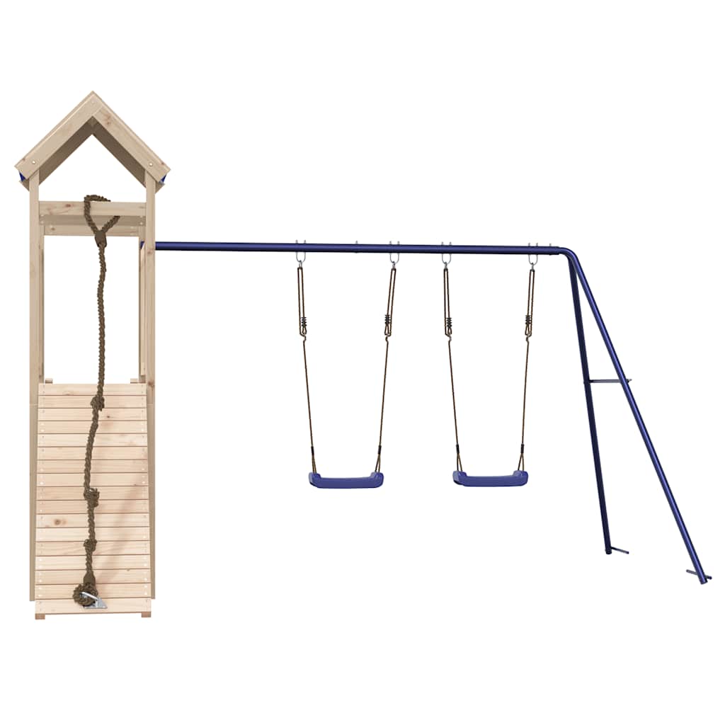 Set da Gioco da Esterno in Legno Massello di Pino | homemem39