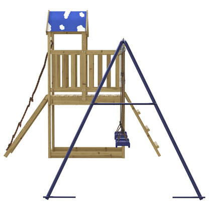 Set da Gioco da Esterno in Legno di Pino Impregnato | homemem39