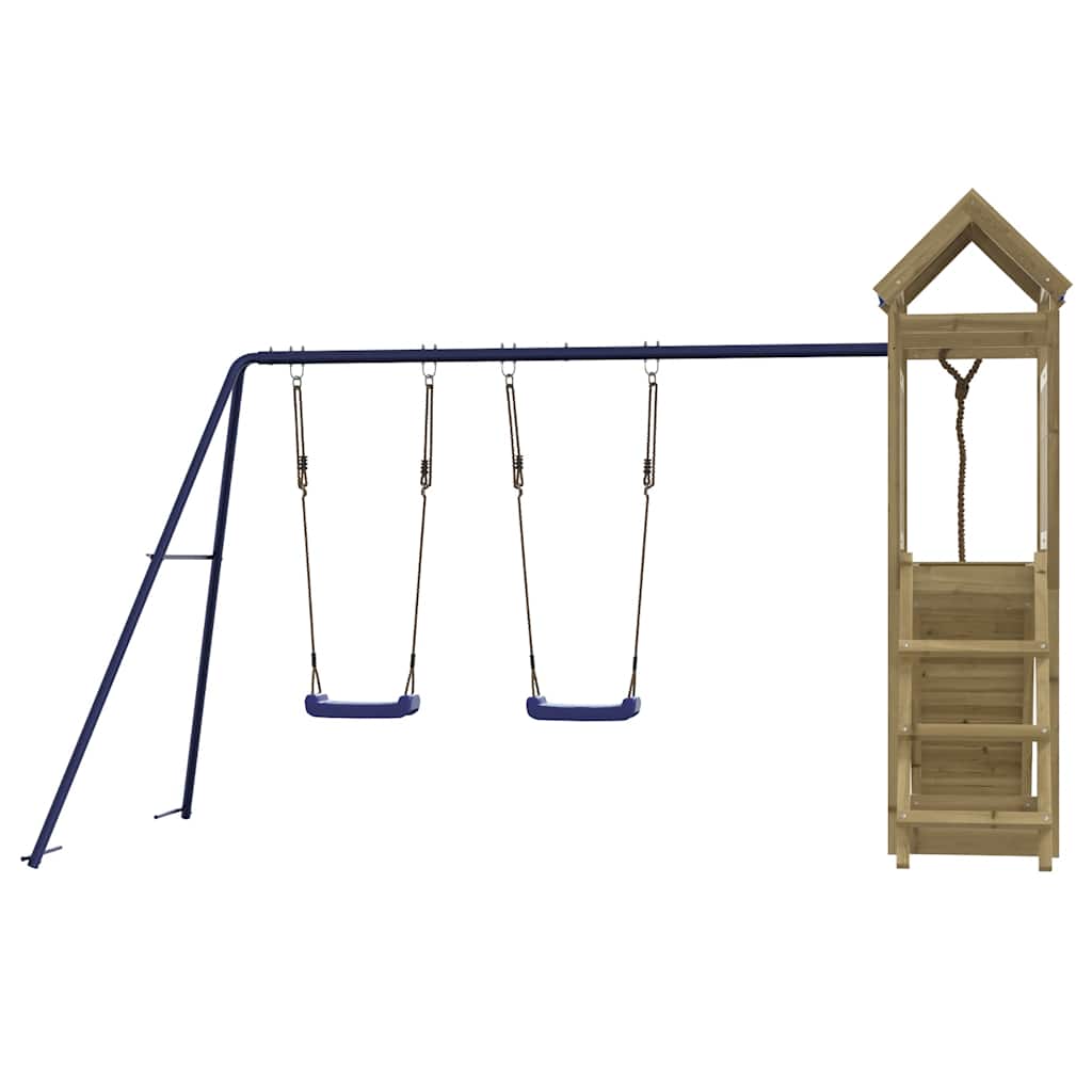 Set da Gioco da Esterno in Legno di Pino Impregnato | homemem39