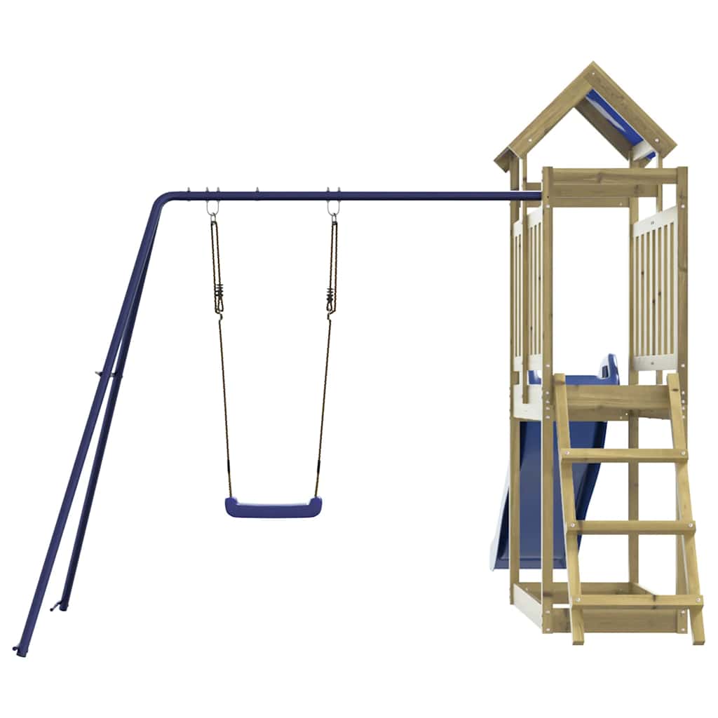 Set da Gioco da Esterno in Legno di Pino Impregnato | homemem39