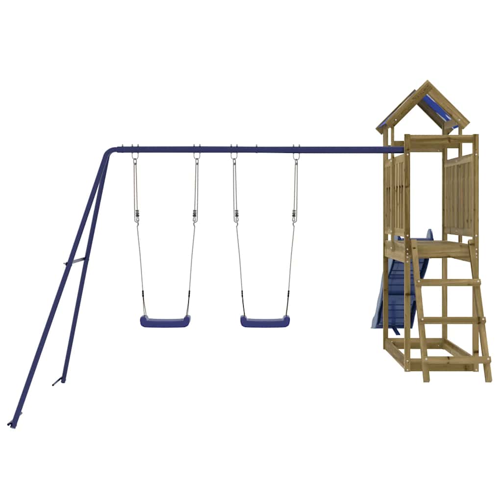 Set da Gioco da Esterno in Legno di Pino Impregnato | homemem39