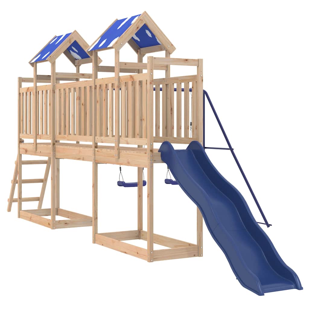 Set da Gioco da Esterno in Legno Massello di Pino | homemem39