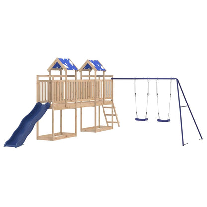 Set da Gioco da Esterno in Legno Massello di Pino | homemem39