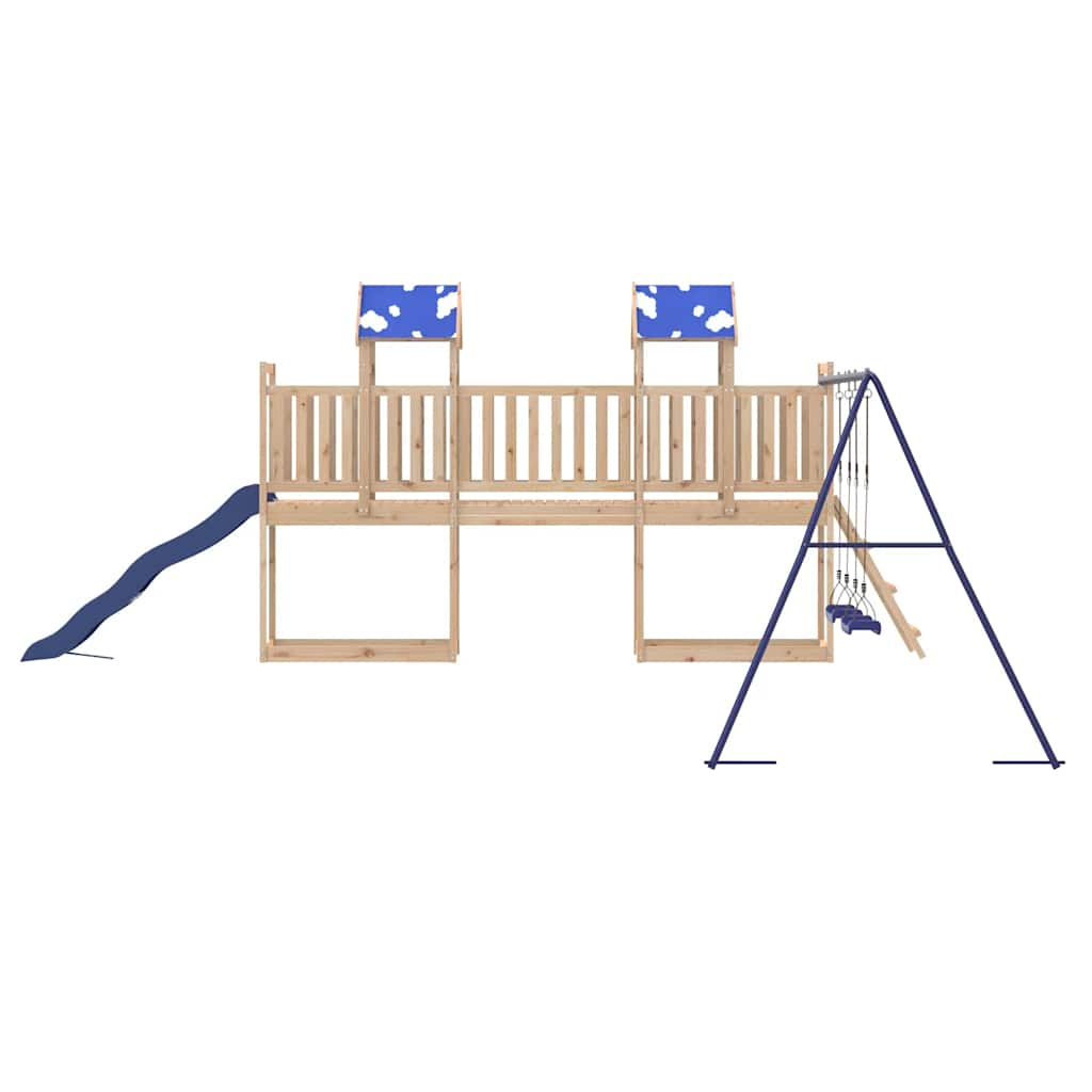 Set da Gioco da Esterno in Legno Massello di Pino | homemem39