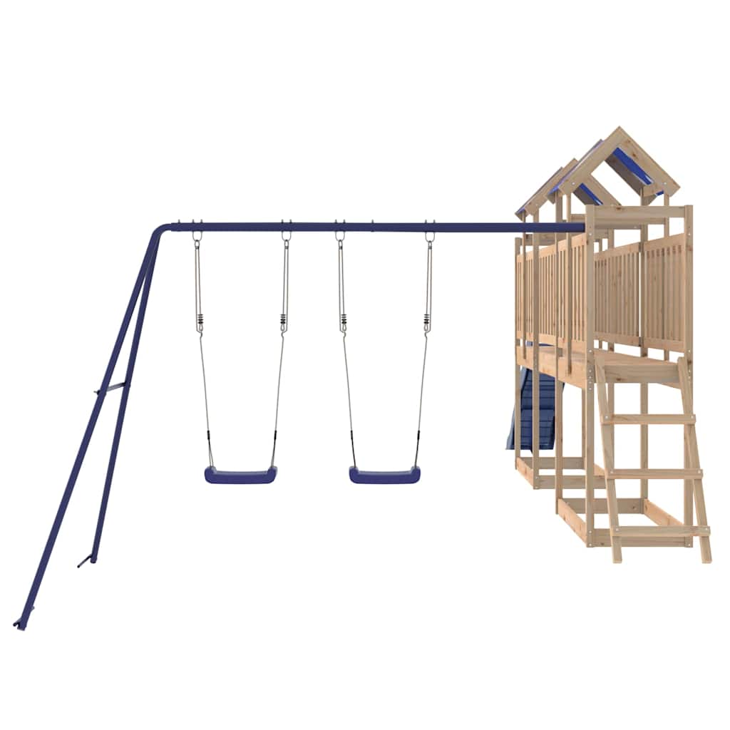 Set da Gioco da Esterno in Legno Massello di Pino | homemem39