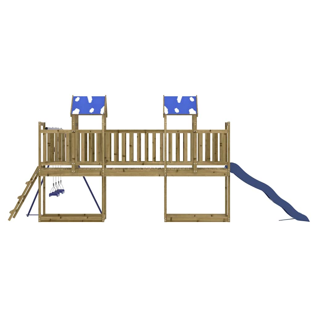 Set da Gioco da Esterno in Legno di Pino Impregnato | homemem39