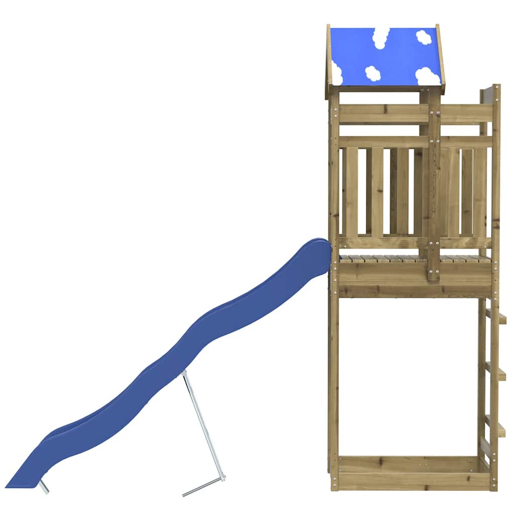 Set da Gioco da Esterno in Legno di Pino Impregnato | homemem39