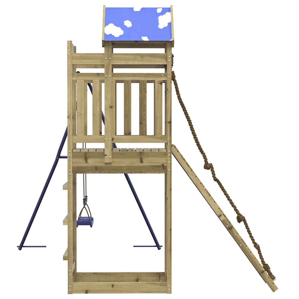 Set da Gioco da Esterno in Legno di Pino Impregnato | homemem39