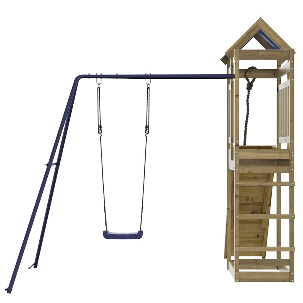 Set da Gioco da Esterno in Legno di Pino Impregnato | homemem39