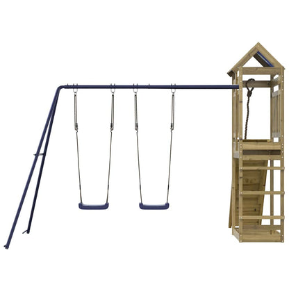 Set da Gioco da Esterno in Legno di Pino Impregnato | homemem39