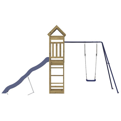 Set da Gioco da Esterno in Legno di Pino Impregnato | homemem39