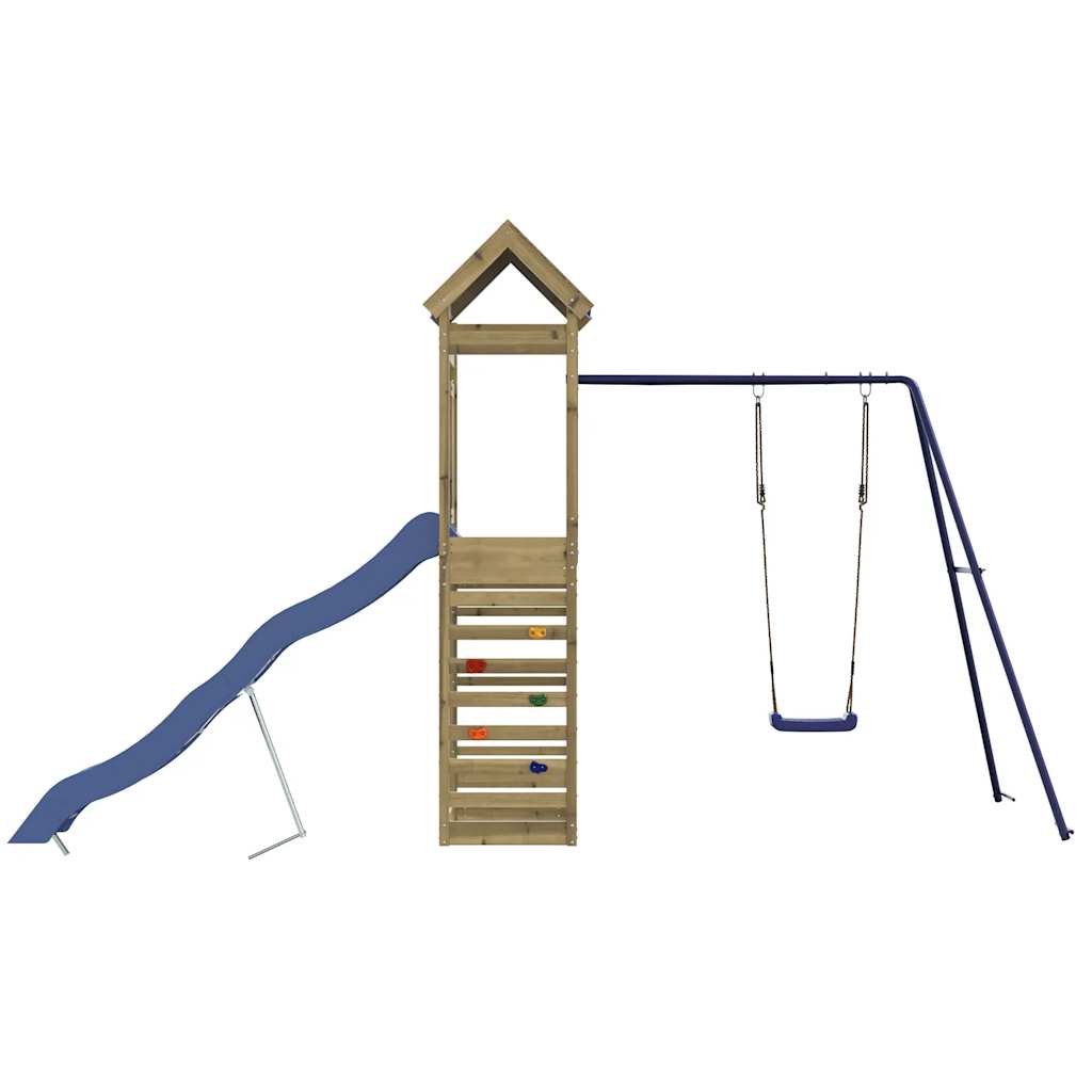 Set da Gioco da Esterno in Legno di Pino Impregnato | homemem39