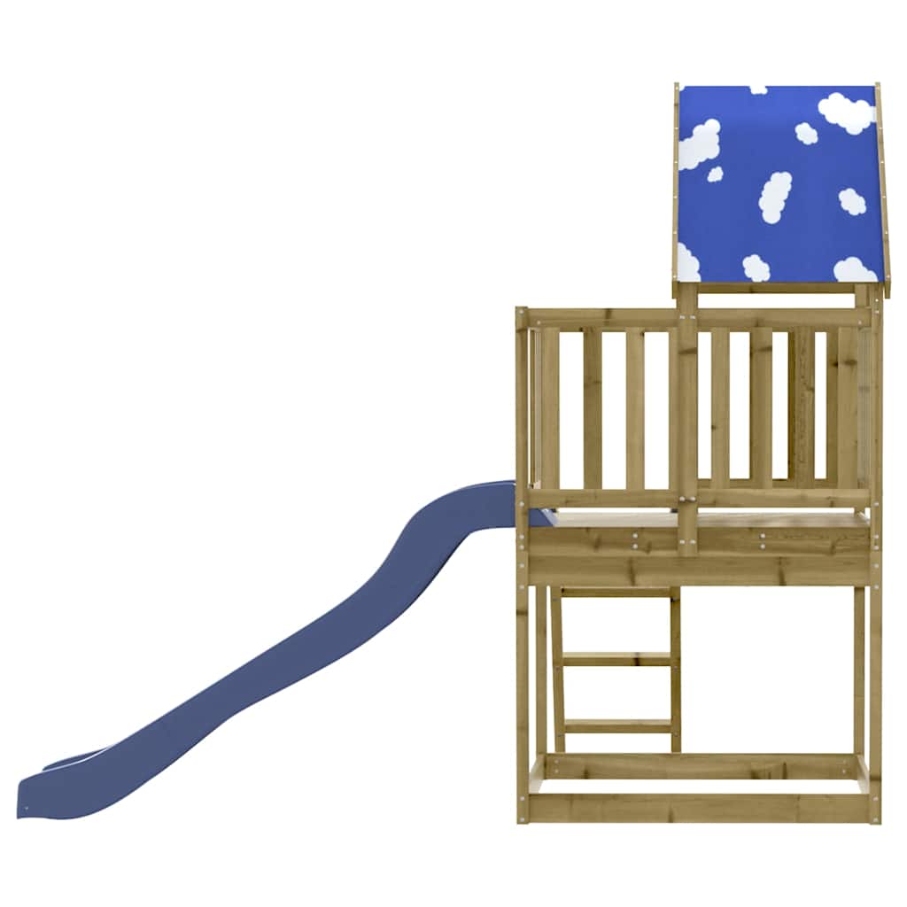 Set da Gioco da Esterno in Legno di Pino Impregnato | homemem39