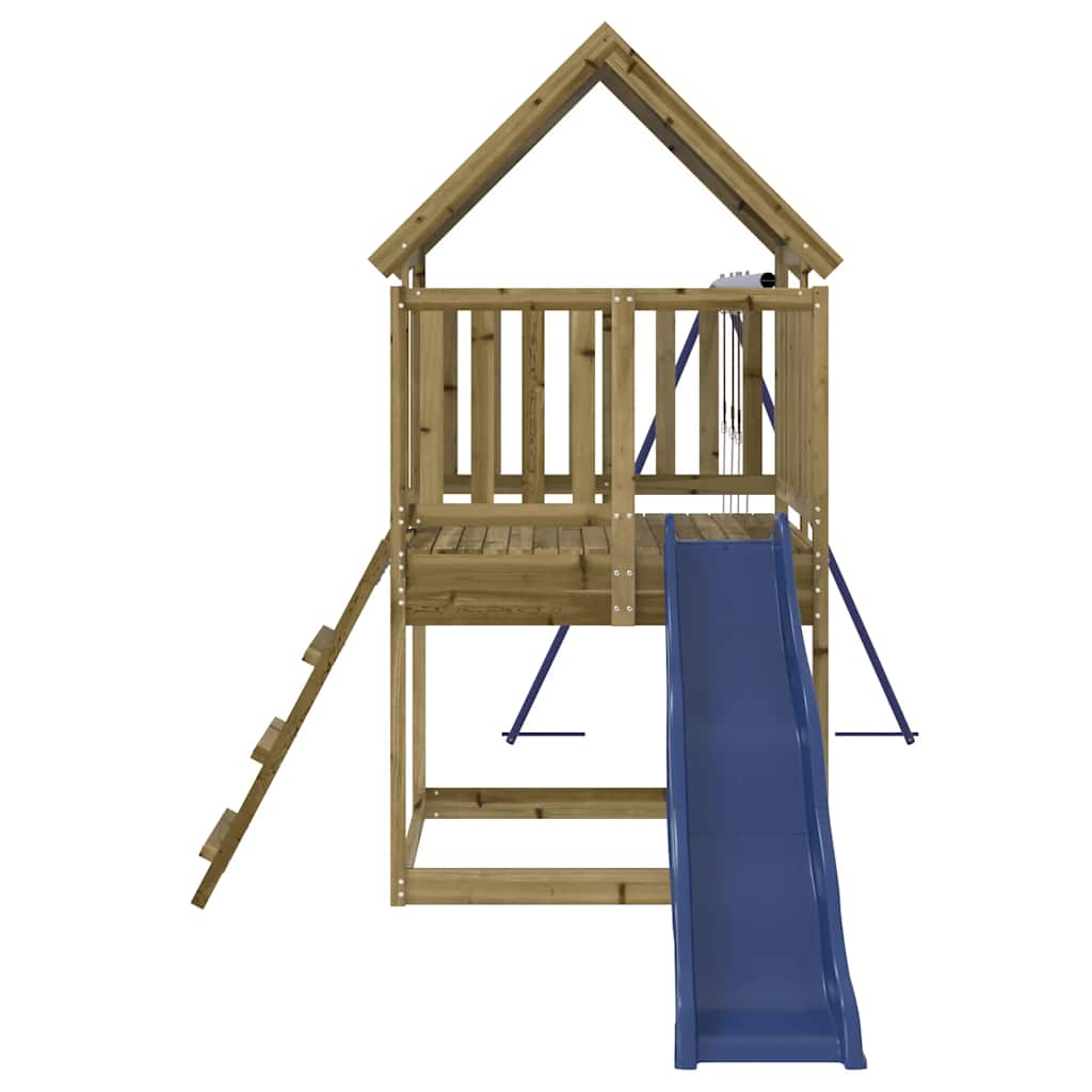 Set da Gioco da Esterno in Legno di Pino Impregnato | homemem39
