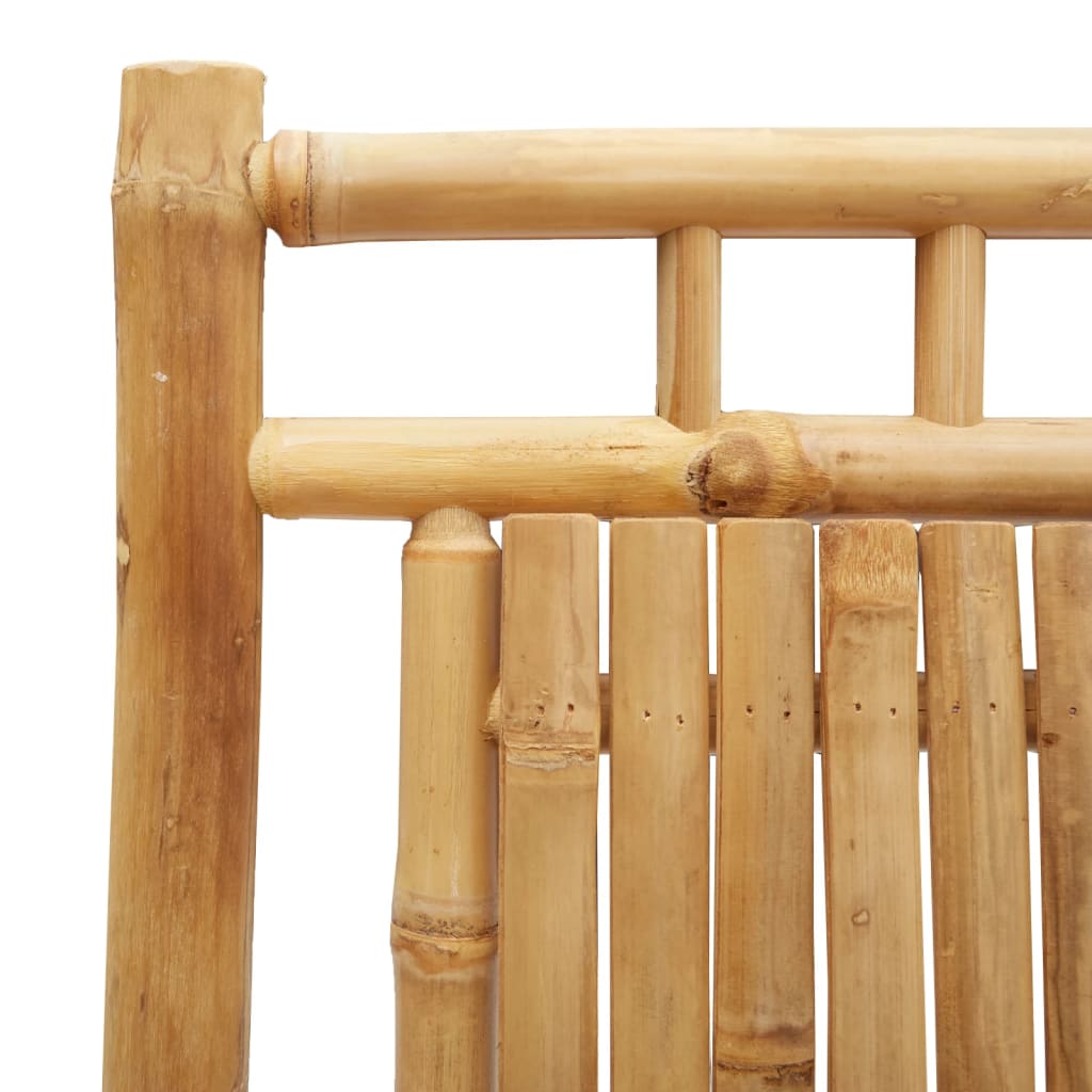Sedie da Giardino Pieghevoli 4 pz 46x66x99 cm in Bambù