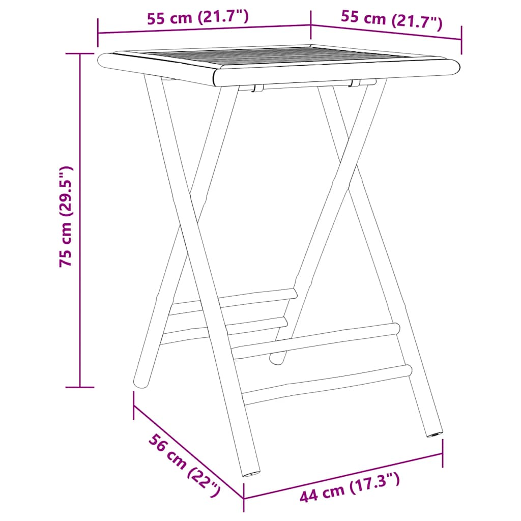 Set da Bistrò 3 pz in Bambù | homemem39