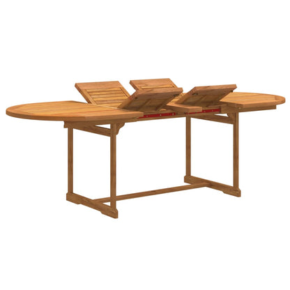 Set Pranzo da Giardino 7pz Legno Massello di Acacia e Textilene | homemem39
