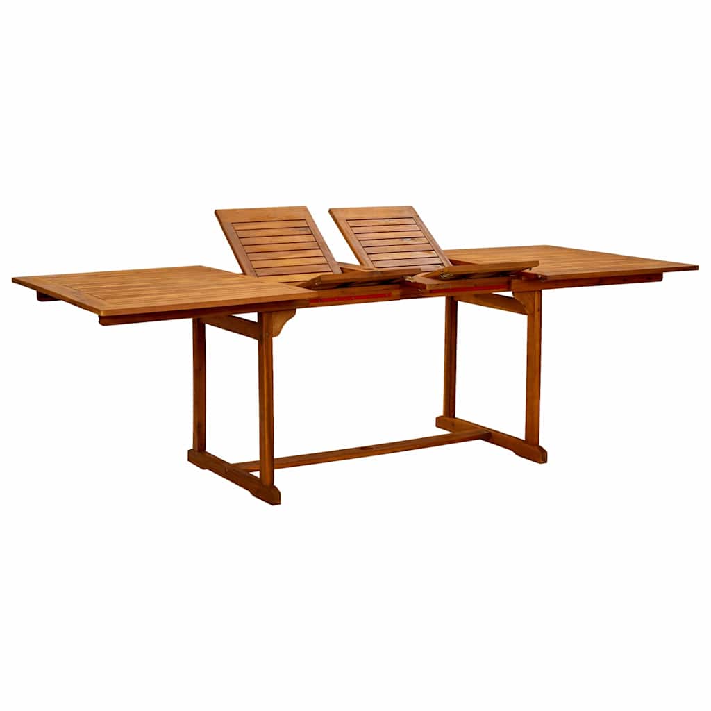 Set Pranzo da Giardino 9pz Legno Massello di Acacia e Textilene | homemem39