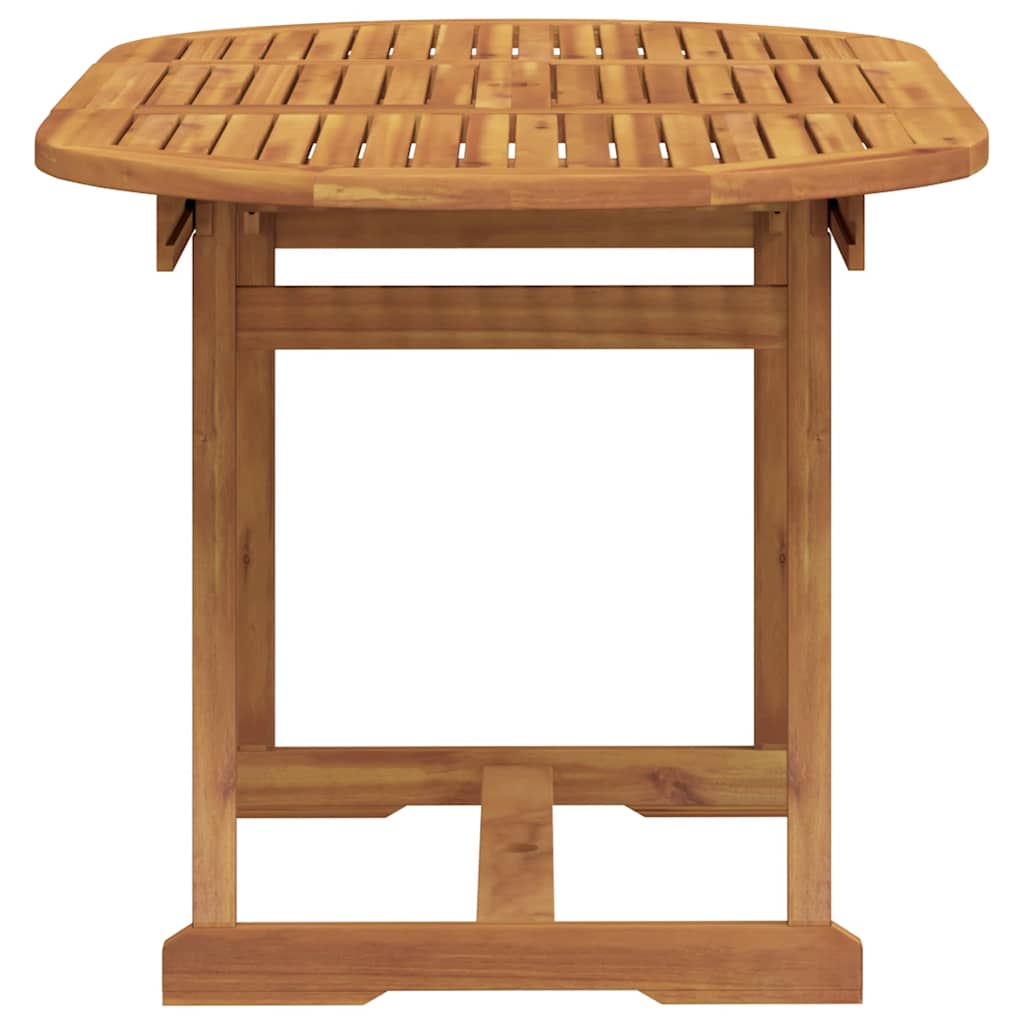 Set Pranzo da Giardino 7pz Legno Massello di Acacia e Textilene | homemem39