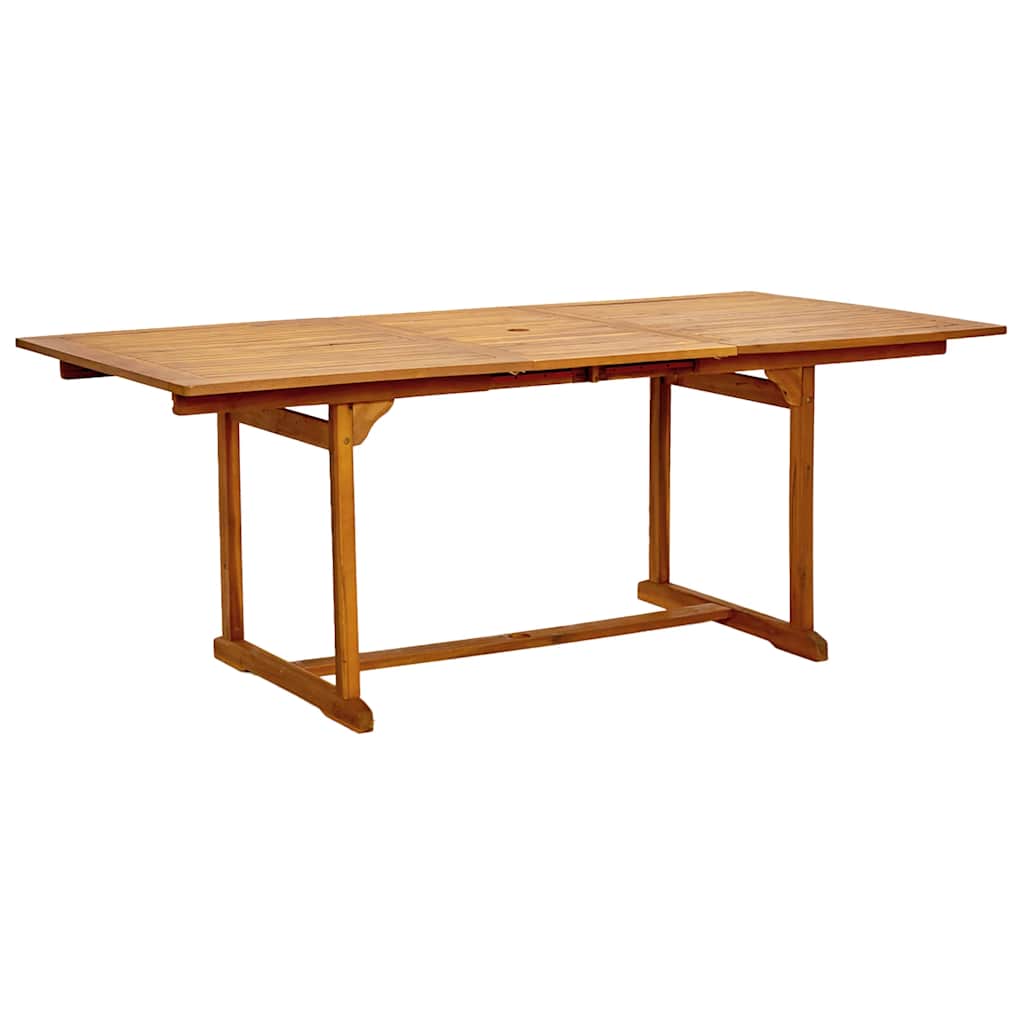Set Pranzo da Giardino 5pz Legno Massello di Acacia e Textilene | homemem39