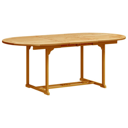 Set Pranzo da Giardino 5pz Legno Massello di Acacia e Textilene - homemem39