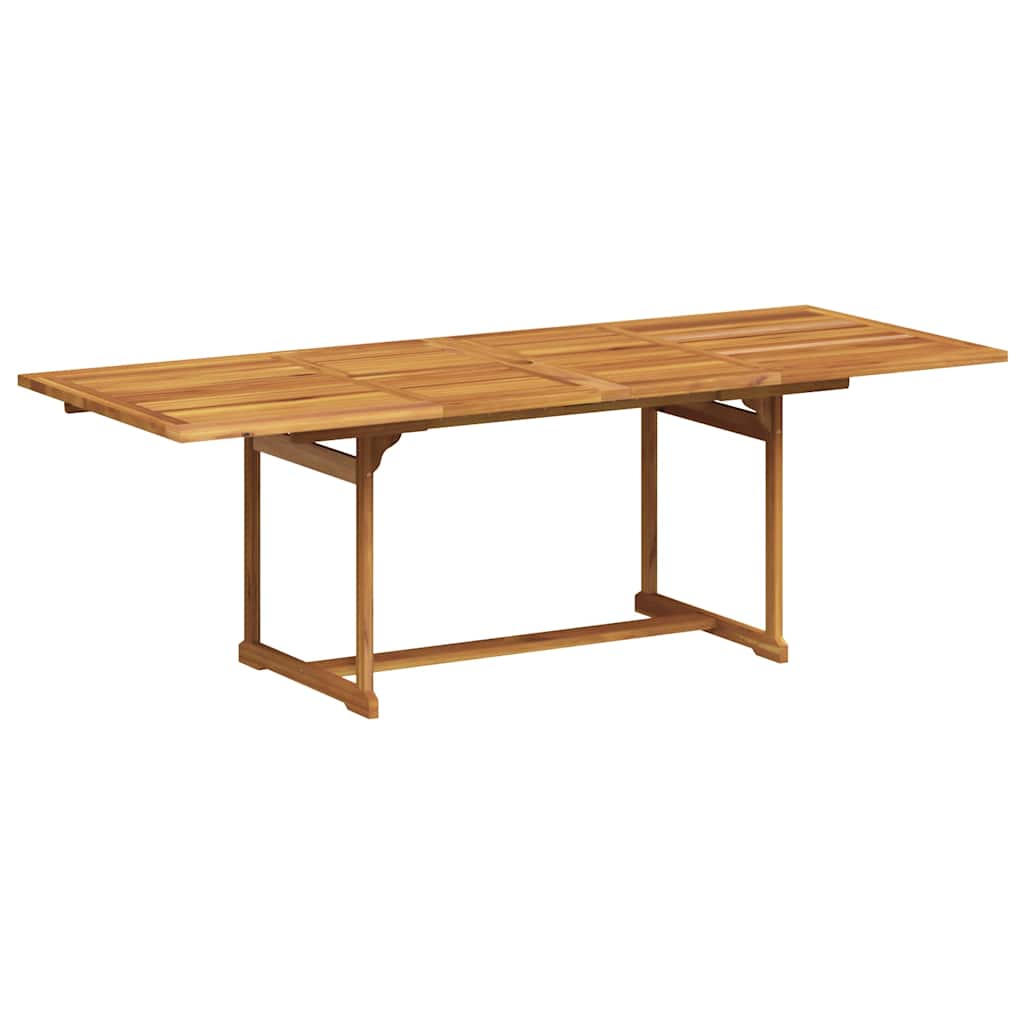 Set Pranzo da Giardino 7pz Legno Massello di Acacia e Textilene | homemem39
