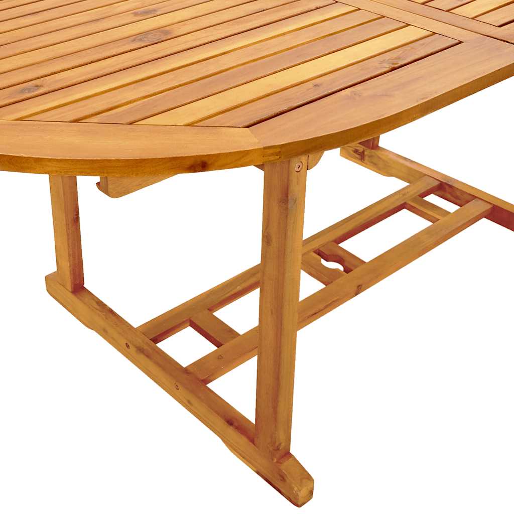 Set Pranzo da Giardino 5pz Legno Massello di Acacia e Textilene | homemem39