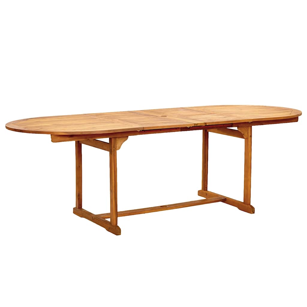 Set Pranzo da Giardino 7pz Legno Massello di Acacia e Textilene | homemem39