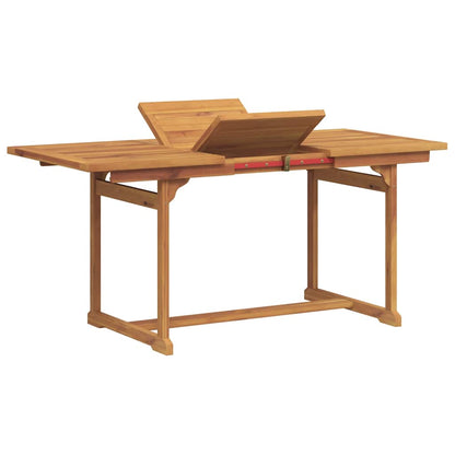 Set Pranzo da Giardino 7pz Legno Massello di Acacia e Textilene | homemem39