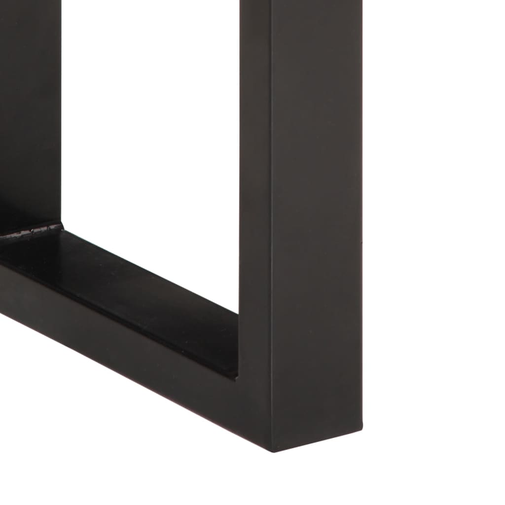 Panca 160 cm in Legno Massello di Acacia e Acciaio | homemem39