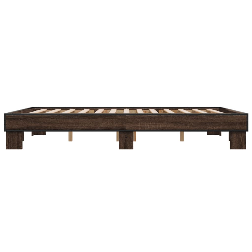 Giroletto Rovere Marrone 150x200cm in Legno Multistrato Metallo | homemem39