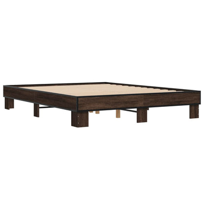 Giroletto Rovere Marrone 150x200cm in Legno Multistrato Metallo | homemem39
