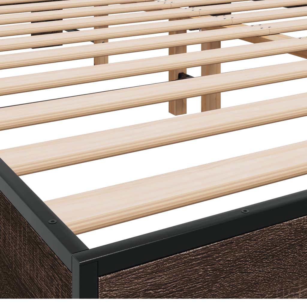 Giroletto Rovere Marrone 150x200cm in Legno Multistrato Metallo | homemem39