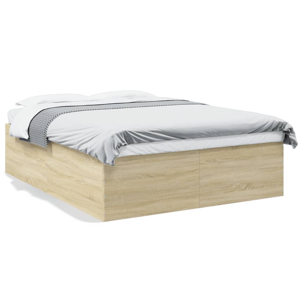Giroletto Rovere Sonoma 160x200 cm in Legno Multistrato | homemem39