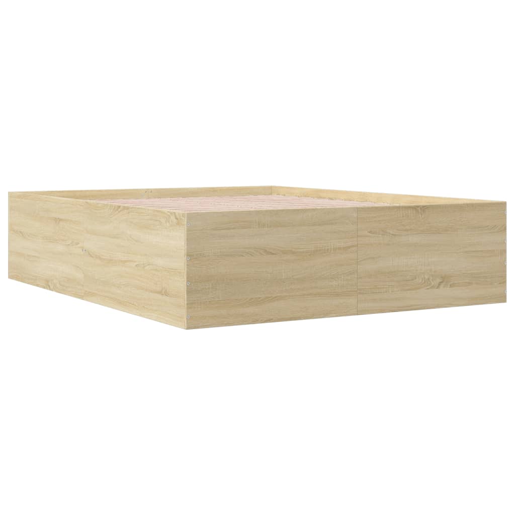 Giroletto Rovere Sonoma 160x200 cm in Legno Multistrato | homemem39