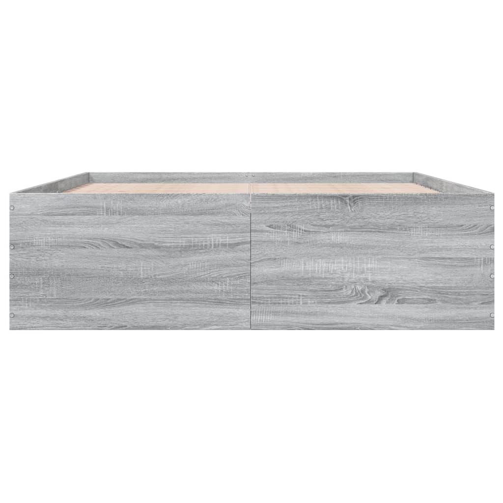 Giroletto Grigio Sonoma 160x200 cm in Legno Multistrato