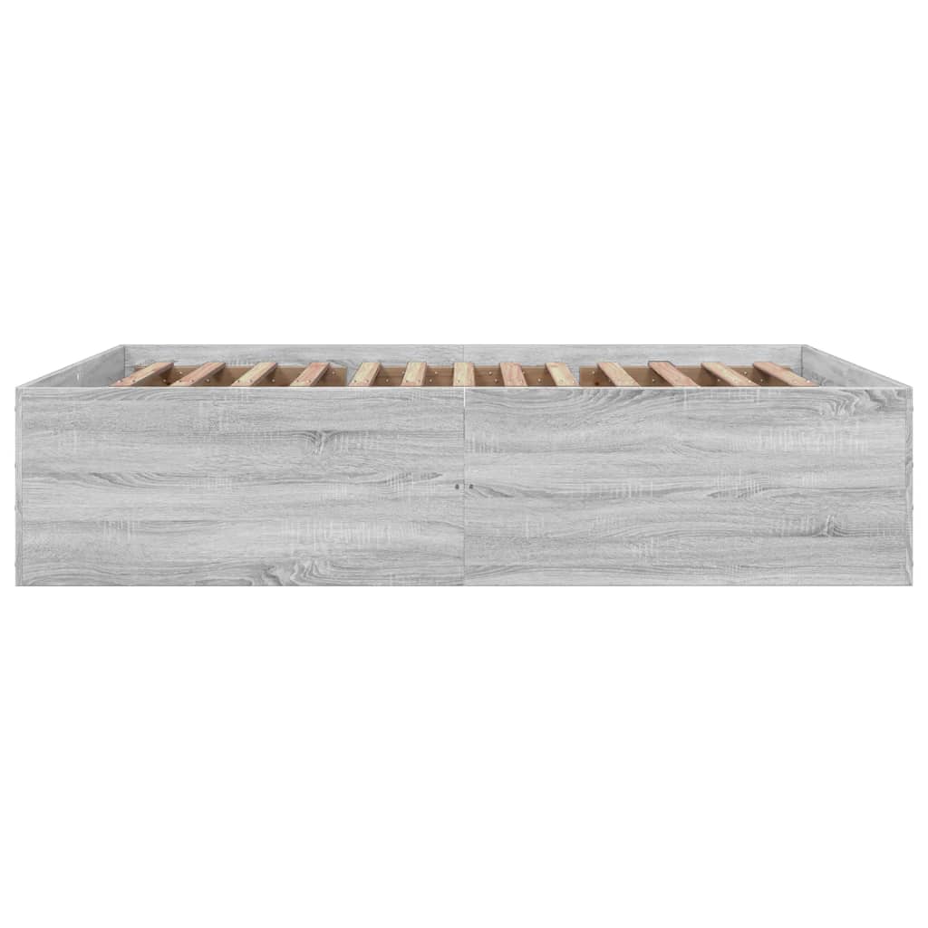 Giroletto Grigio Sonoma 160x200 cm in Legno Multistrato - homemem39