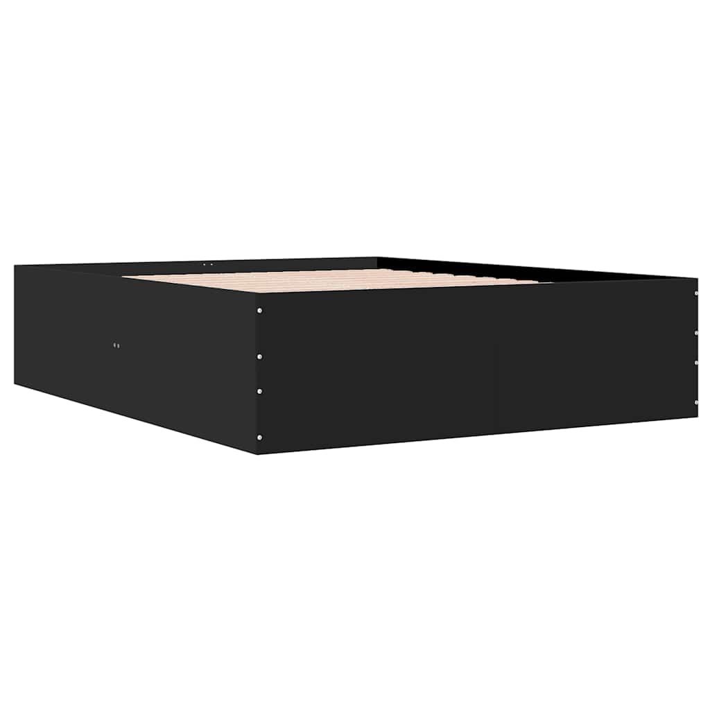 Giroletto Nero 150x200 cm in Legno Multistrato | homemem39