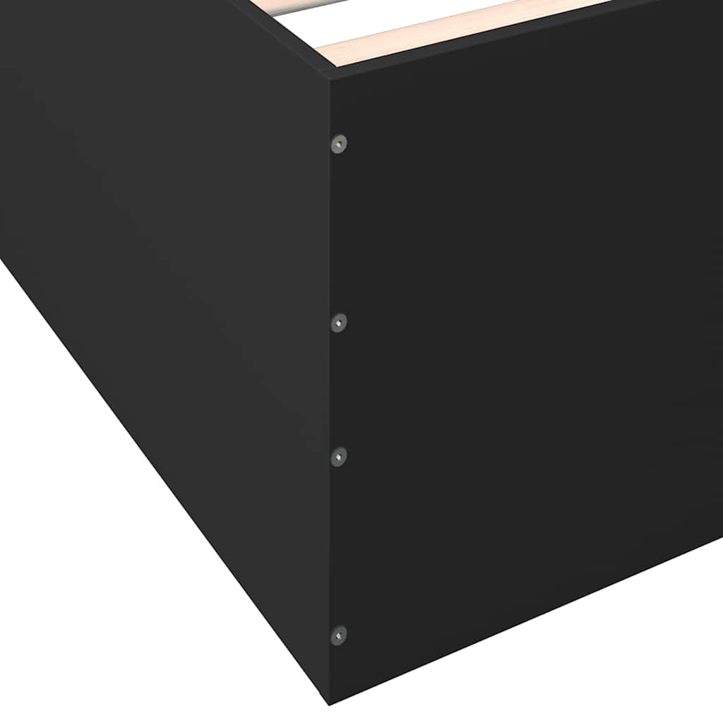 Giroletto Nero 150x200 cm in Legno Multistrato | homemem39
