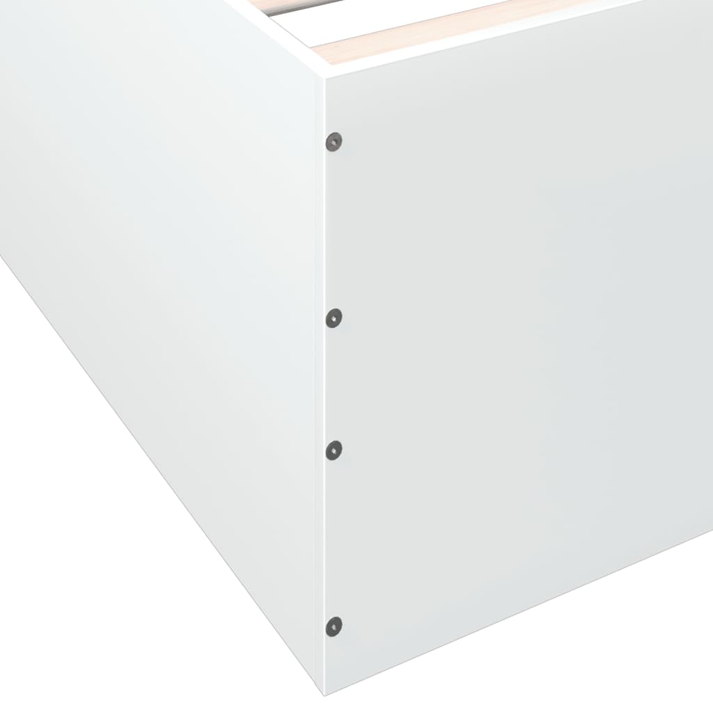 Giroletto Bianco 135x190 cm in Legno Multistrato | homemem39