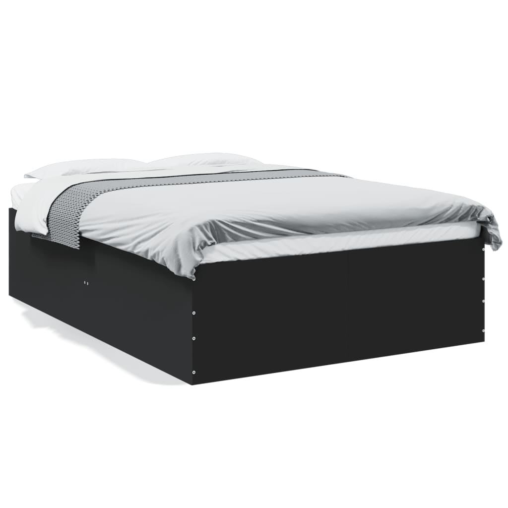 Giroletto Nero 135x190 cm in Legno Multistrato | homemem39