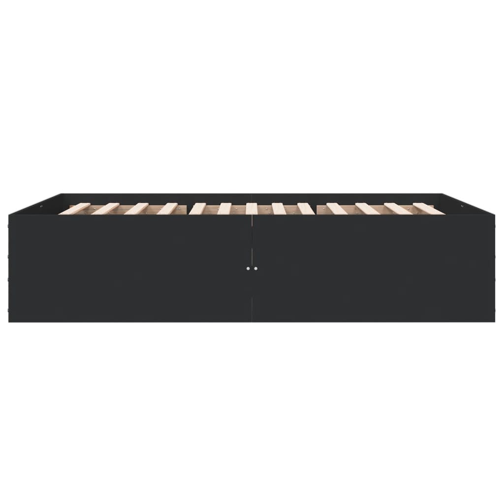 Giroletto Nero 135x190 cm in Legno Multistrato | homemem39