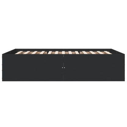 Giroletto Nero 135x190 cm in Legno Multistrato | homemem39