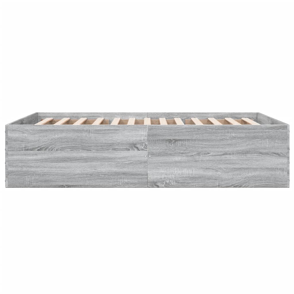 Giroletto Grigio Sonoma 135x190 cm in Legno Multistrato - homemem39