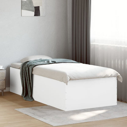 Giroletto Bianco 90x190 cm in Legno Multistrato | homemem39