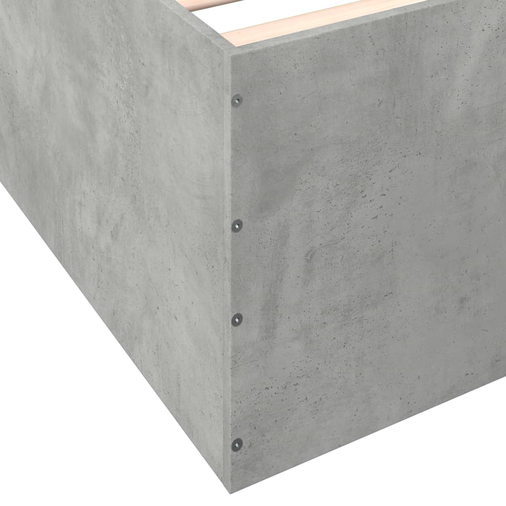 Giroletto Grigio Cemento 90x190 cm in Legno Multistrato | homemem39