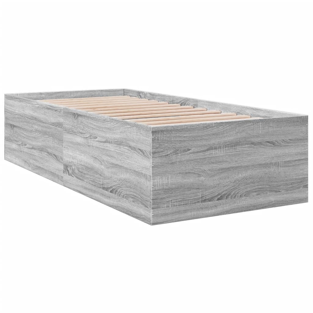 Giroletto senza Materasso Rovere Sonoma 90x190 cm | homemem39