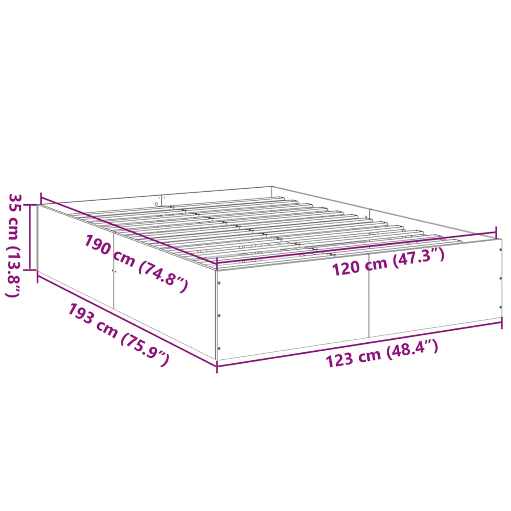 Giroletto Rovere Fumo 120x190 cm in Legno Multistrato | homemem39